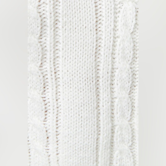 Garage Preppy Varsity Mini Sweater Vest V Neck Sleeveless White Black sz Large - Picture 5 of 9